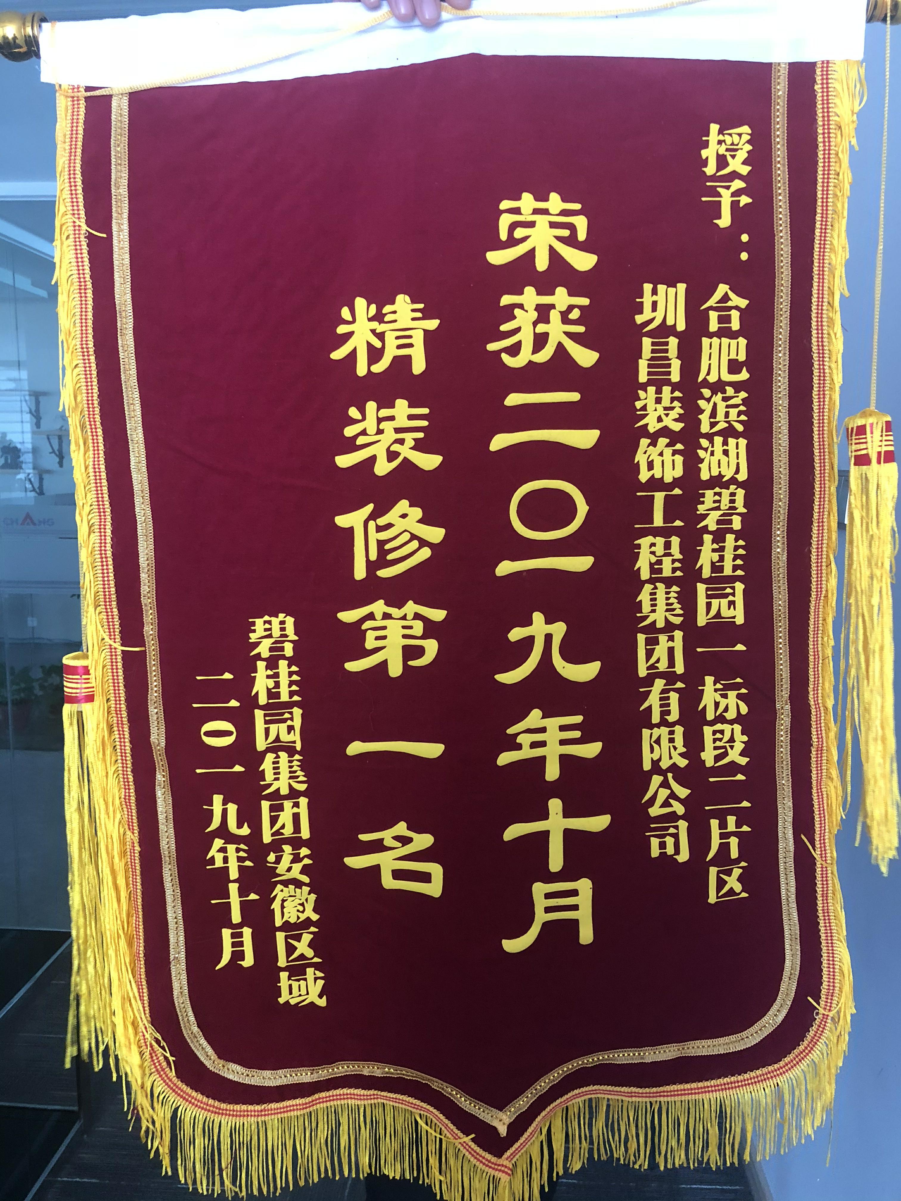 合肥濱湖碧桂園一標段二片區(qū)榮獲安徽區(qū)域精裝修“第一名”